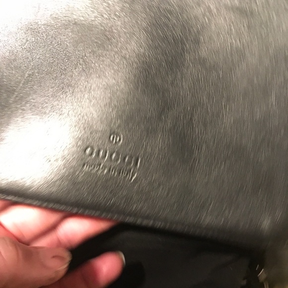 GUCCI Rucksack Backpack Nylon Leather Trim Slingback Daypack - Picture 3 of 16